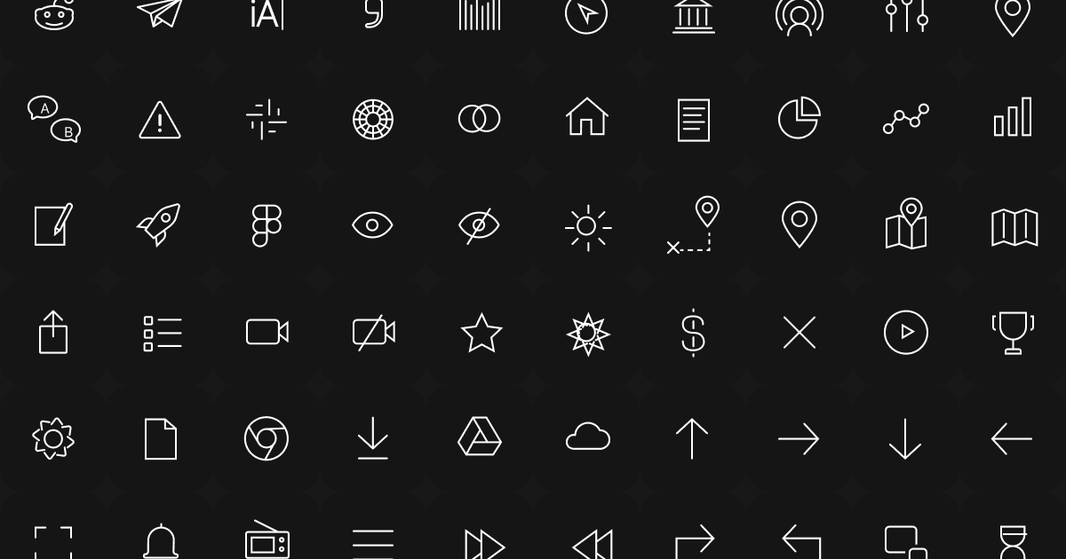 Simpler & Faster to use Icons